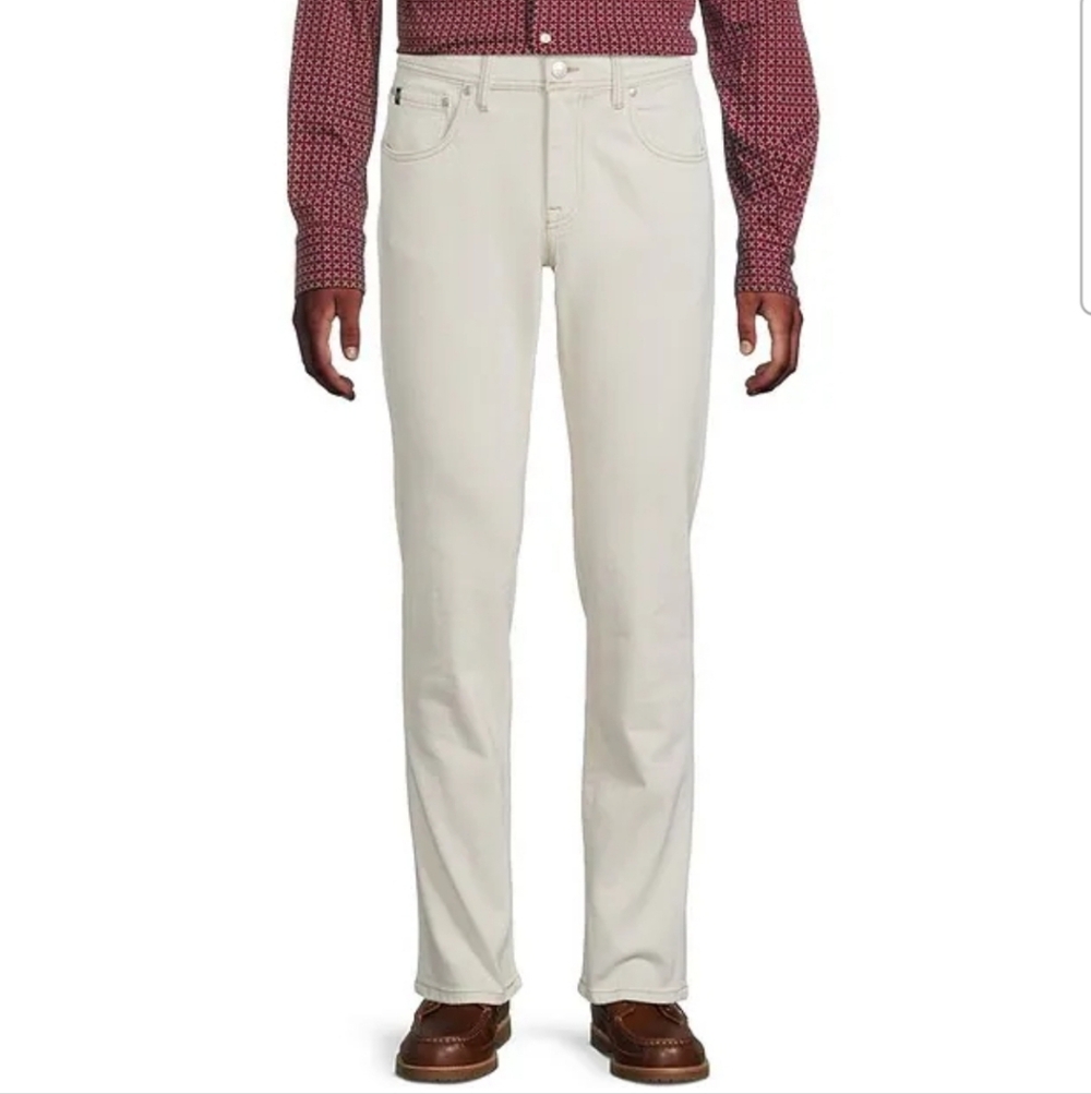 NWT Cremieux White Premium Slim Fit Denim, 34x32